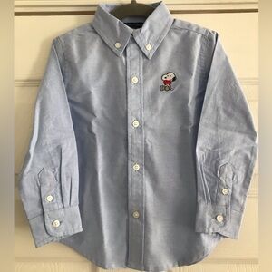 Janie and Jack Peanuts button down top